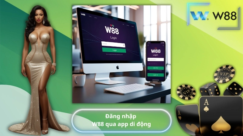 Đăng nhập W88 qua app di động